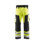 Hi-Vis Work Trousers - Hi-vis yellow/Black - 30R