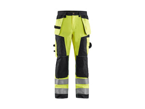 Hi-Vis craftsman Work Trousers - Hi-vis yellow/Black - 30R