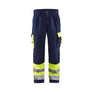 Hi-Vis Work Trousers - Hi-vis yellow/navy blue - 30S