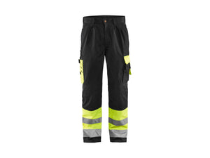 Hi-Vis Work Trousers - Hi-vis yellow/Black - 30S