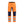 Hi-Vis Work Trousers with stretch - Orange/Navy blue - 30L