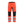 Hi-Vis Work Trousers with stretch - Red hi-vis/black - 30L