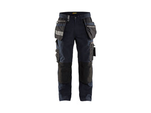 Craftsman Work Trousers with stretch - Dark navy/Black - 30R