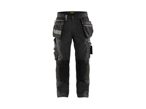 Craftsman Work Trousers with stretch - Dark grey/black - 30R