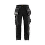 Craftsman Work Trousers with stretch - Black - 30R