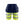 Hi-Vis shorts with stretch - Navy blue/Hi-vis yellow - 30R