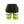 Hi-Vis shorts with stretch - Black/Hi-vis yellow - 30R