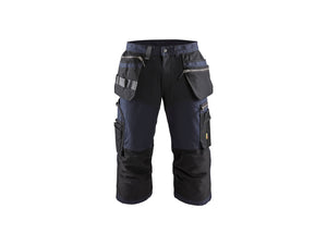 Stretchy pirate Work Trousers - Dark navy/Black - 30S