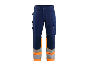 Hi-vis Trouser - Navy blue/Orange - 30R