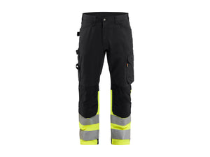 Hi-vis Trouser - Black/Hi-vis yellow - 30R