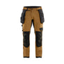 Craftsman Work Trousers 4-way Stretch - Nougat/Black - 30R