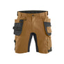 Craftsman shorts stretch - Nougat/Black - 30R
