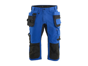 Craftsman pirate shorts stretch - Cornflower blue/Black - 30R