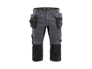 Craftsman pirate shorts stretch - Mid grey - 30R
