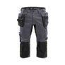 Craftsman pirate shorts stretch - Mid grey - 30R