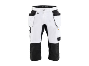 Painter's Pirate Work Trousers Stretch - White/Black - 30R