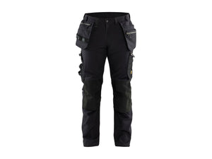 Craftsman Work Trousers with stretch - Black/Black - 30R