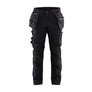 Craftsman Work Trousers with stretch - Black/Black - 30R