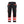 Hi-Vis Work Trousers with stretch - Black/Red hi-vis - 30L