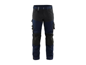 Craftsman Work Trousers with Stretch - Dark navy/Black - 30R