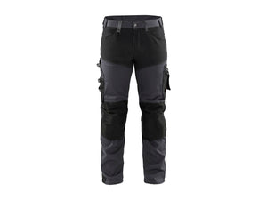 Craftsman Work Trousers with Stretch - Mid grey/Black - 30R