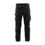 Craftsman Work Trousers with Stretch - Black - 30R