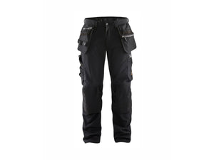 Softshell craftsman Work Trousers - Black - 30S