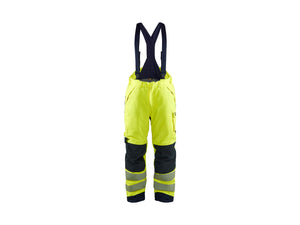 Multinorm Winter Bib Overall - Hi-vis yellow/navy blue - 4XL