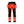 Hi-vis Softshell Work Trousers - Red hi-vis/black - 30R