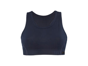 Women’s flame resistant sports bra - Navy blue - L