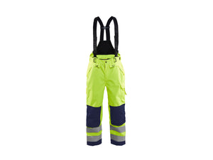 Hi-Vis Shell Work Trousers - Hi-vis yellow/navy blue - 30R