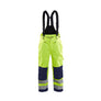 Hi-Vis Shell Work Trousers - Hi-vis yellow/navy blue - 30R