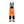 Hi-Vis Shell Work Trousers - Orange/Navy blue - 30R