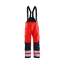 Hi-Vis Shell Work Trousers - Red hi-vis/black - 30R