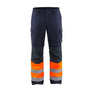 Multinorm Winter Work Trousers - Navy blue/Orange - 32R