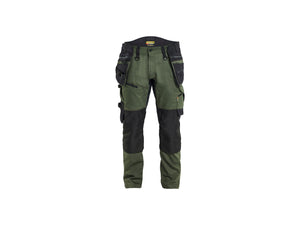 STRIKER Craftsman Work Trousers with stretch - Forest Night/Black - 30L