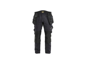 STRIKER Craftsman Work Trousers with stretch - Black/Black - 30L