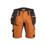 STRIKER Craftsman Shorts with stretch - Rust/Black - 30R