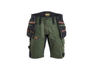 STRIKER Craftsman Shorts with stretch - Forest Green/Rust - 30R