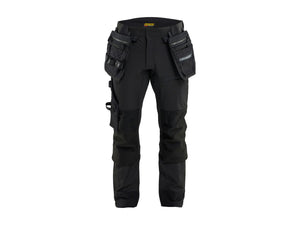 Blåkläder ToolRig™ STRIKER Craftsman Work Trousers 4-Way Stretch - Black/Black - 30S