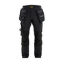 Blåkläder ToolRig™ STRIKER Craftsman Work Trousers 4-Way Stretch - Black/Black - 30S