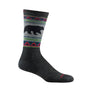 Mens Merino Wool Boot Midweight Seamless Patterned Hiking Socks