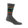 Mens Merino Wool Boot Midweight Seamless Patterned Hiking Socks