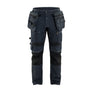 Blåkläder ToolRig™ Craftsman Work Trousers Stretch - Navy blue/Black - 30S