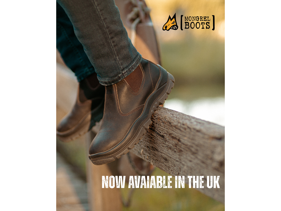 Mongrel 940030 Elastic Side Premium Boot Brown - Non Safety