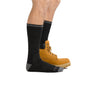 Mens Merino Wool Boot Midweight Rib-knit Durable Work Socks