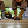 Mens Durable Full Cushion Toe Merino Work Boot Socks