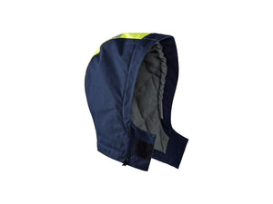 Multinorm Winter Hood - Navy blue/Hi-vis yellow - L
