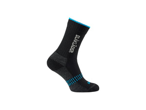Light sock - Black/NEON Blue - 2-5