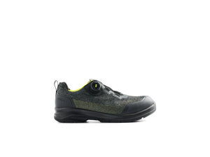 CRADLE Safety Shoe S3L - Black/Hi-vis yellow - 10